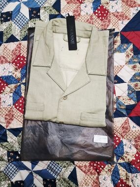 Ananke Beige Button Up